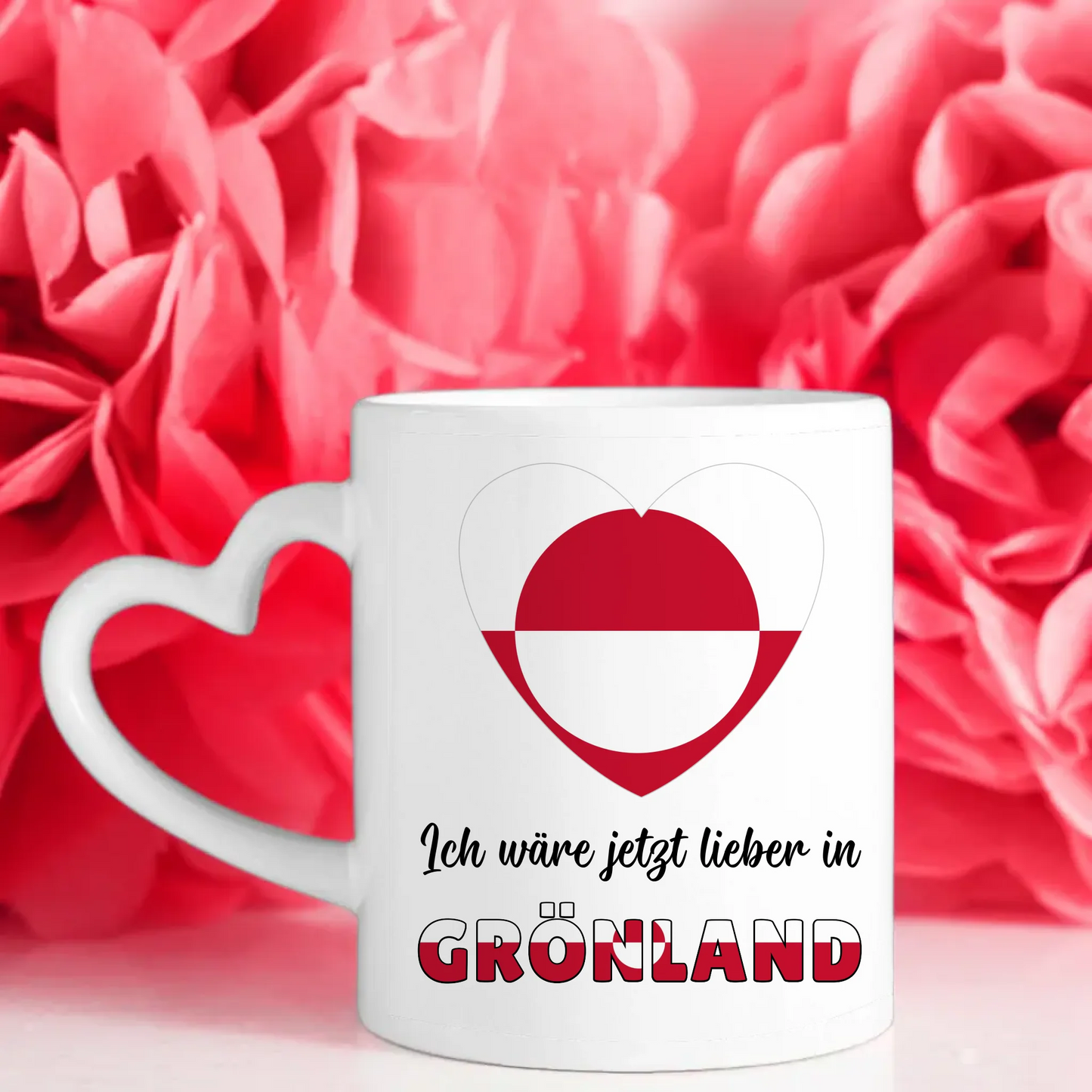 Kaffetasse Wäre jetzt lieber in Grönland Tasse Lustig