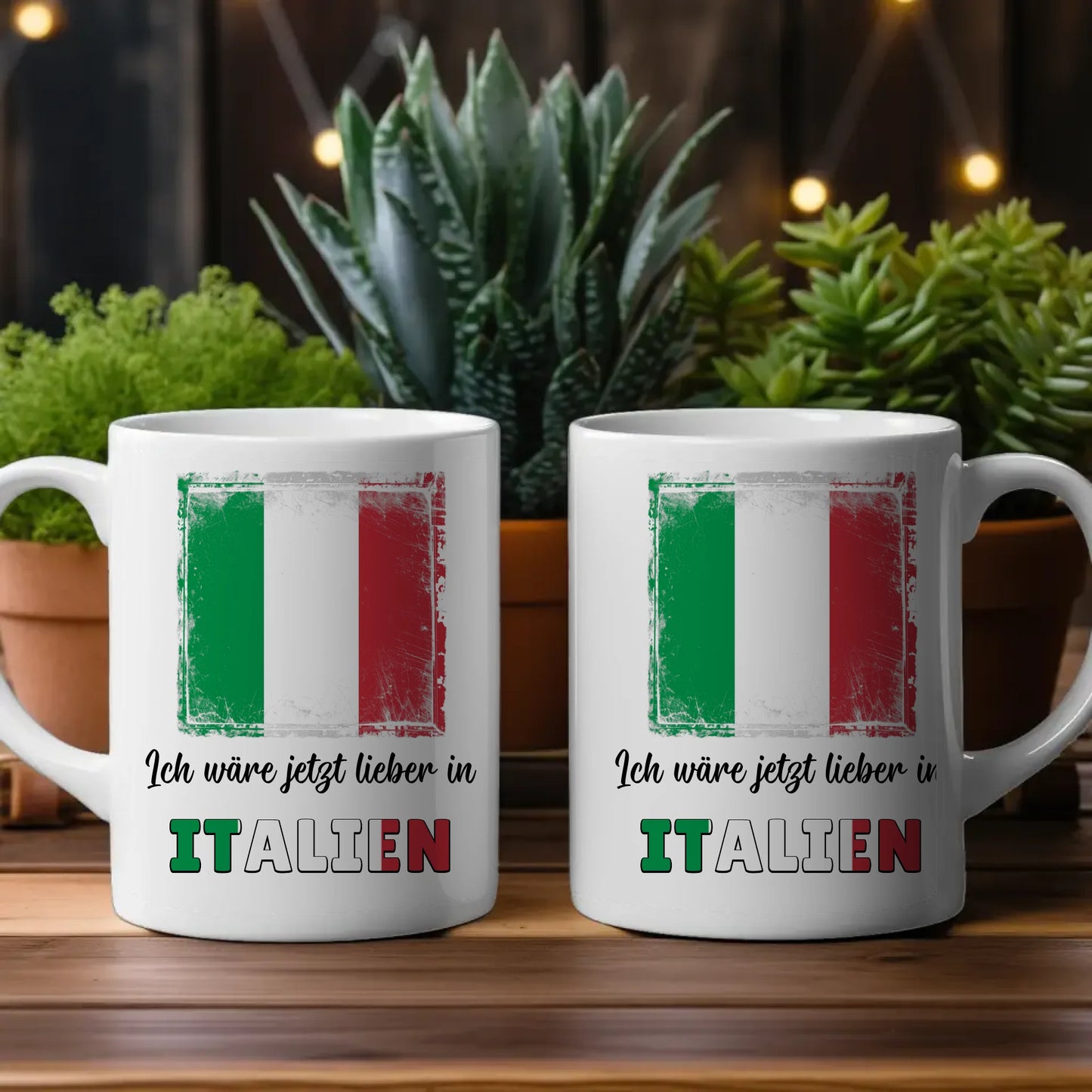 Kaffetasse Wäre jetzt lieber in Italien Tasse Lustig