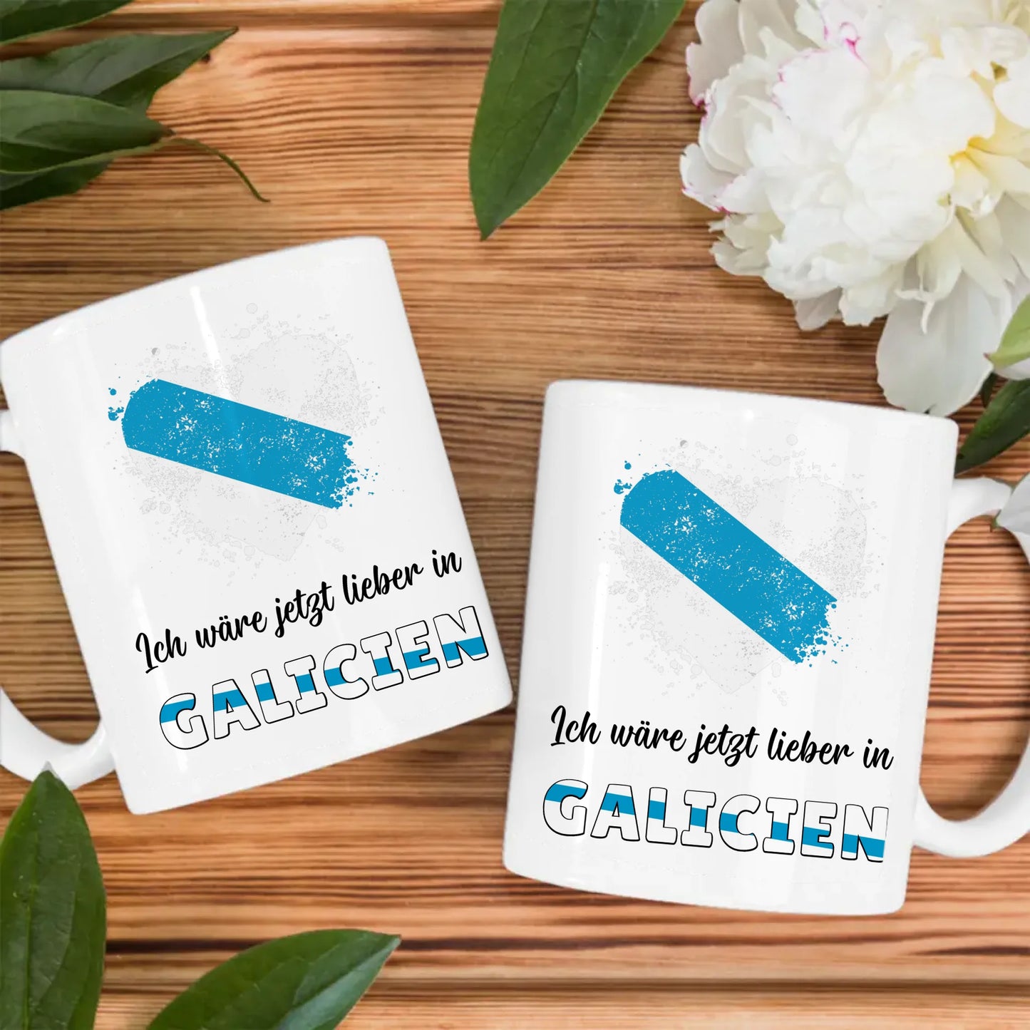 Kaffetasse Wäre jetzt lieber in Galicien Tasse Lustig
