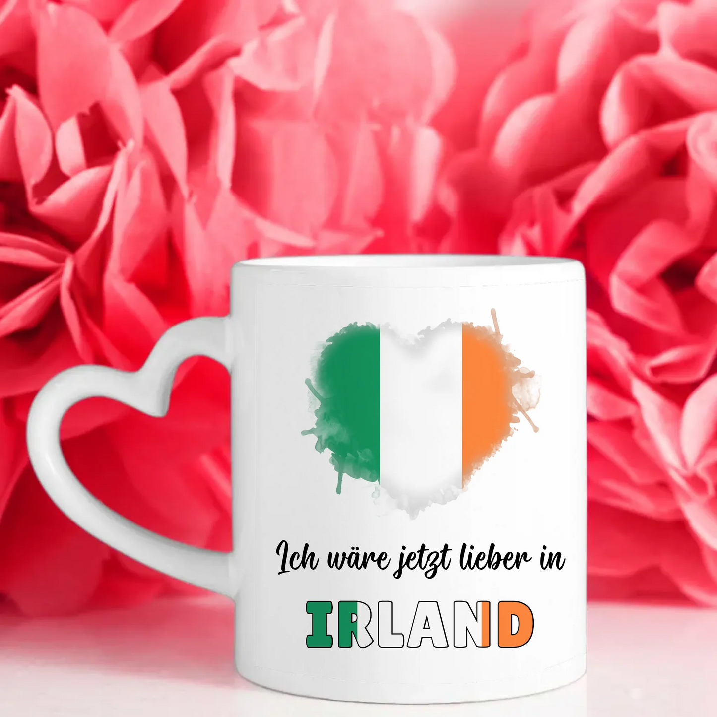 Kaffetasse Wäre jetzt lieber in Irland Tasse Lustig