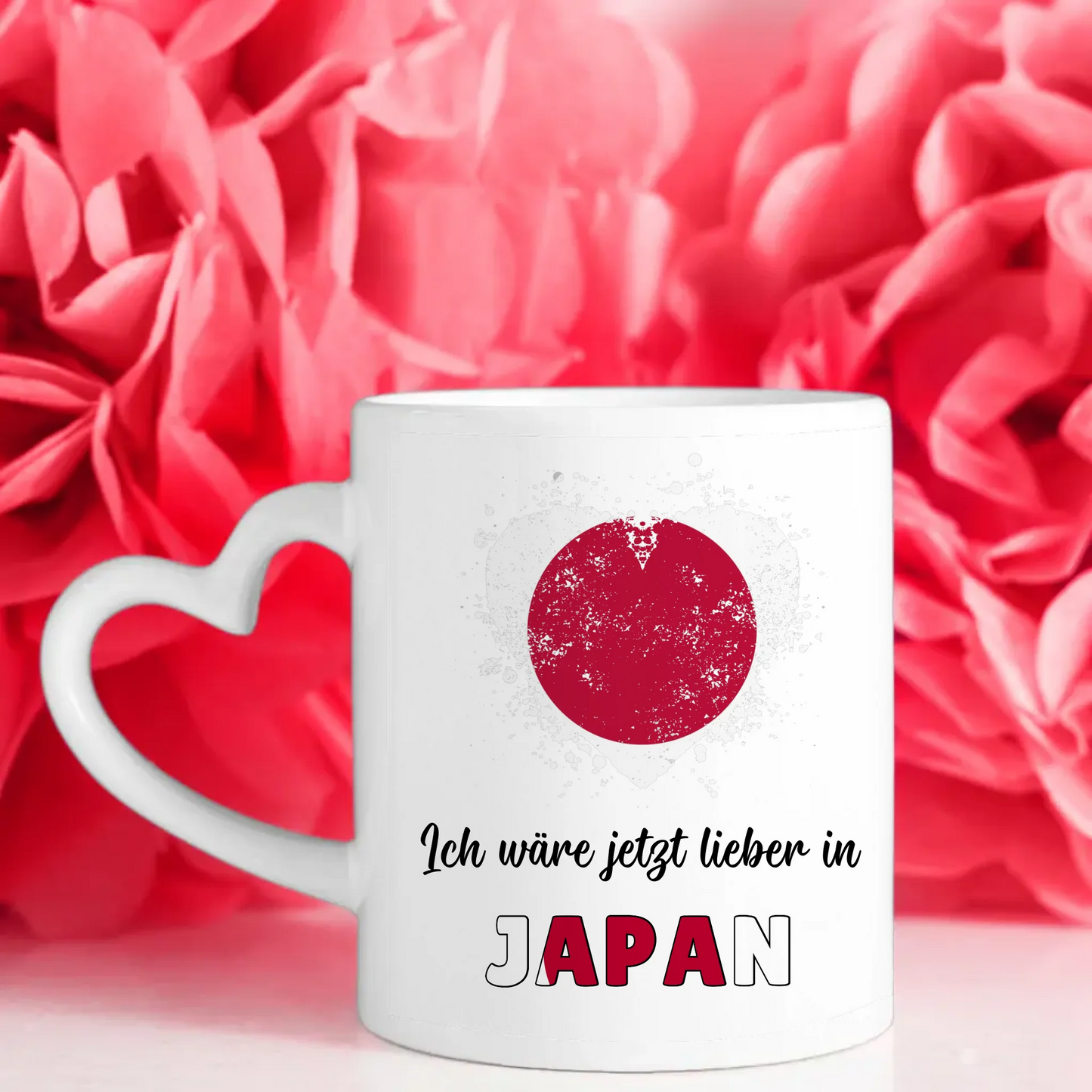 Kaffetasse Wäre jetzt lieber in Japan Tasse Lustig