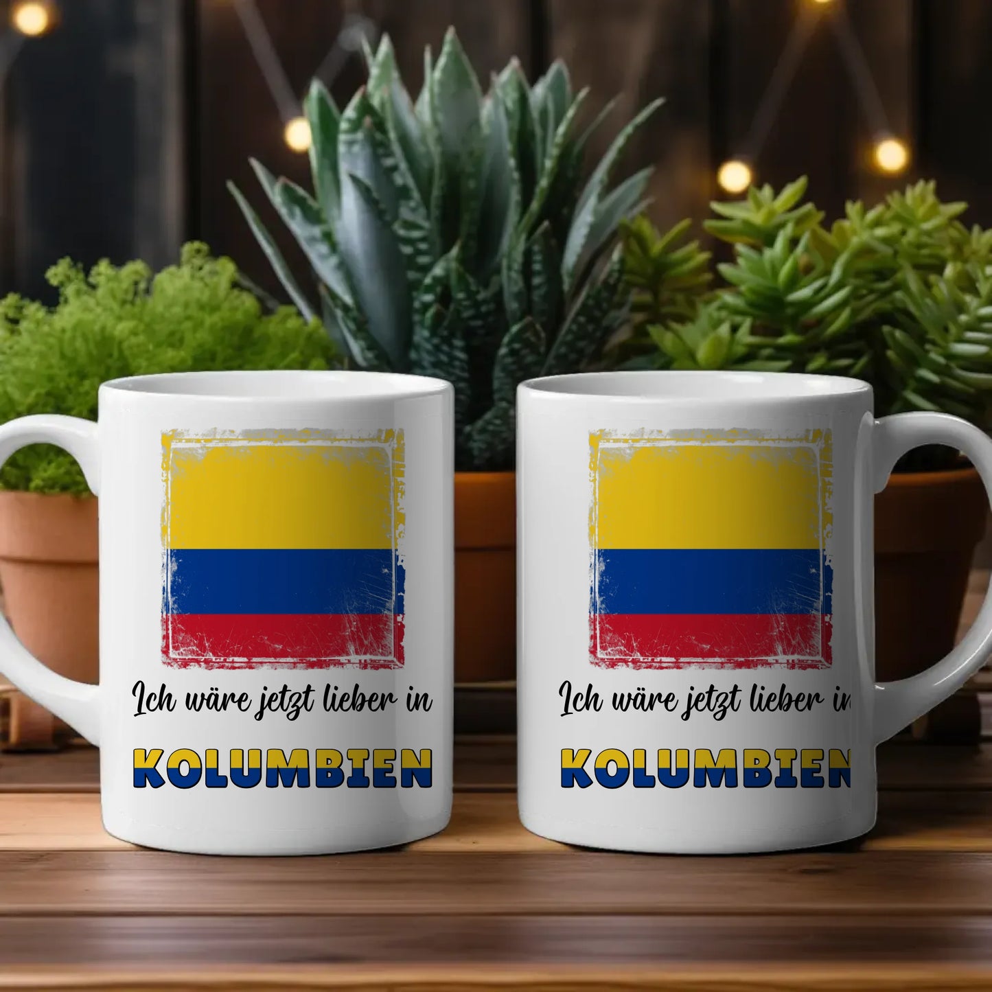 Kaffetasse Wäre jetzt lieber in Kolumbien Tasse Lustig