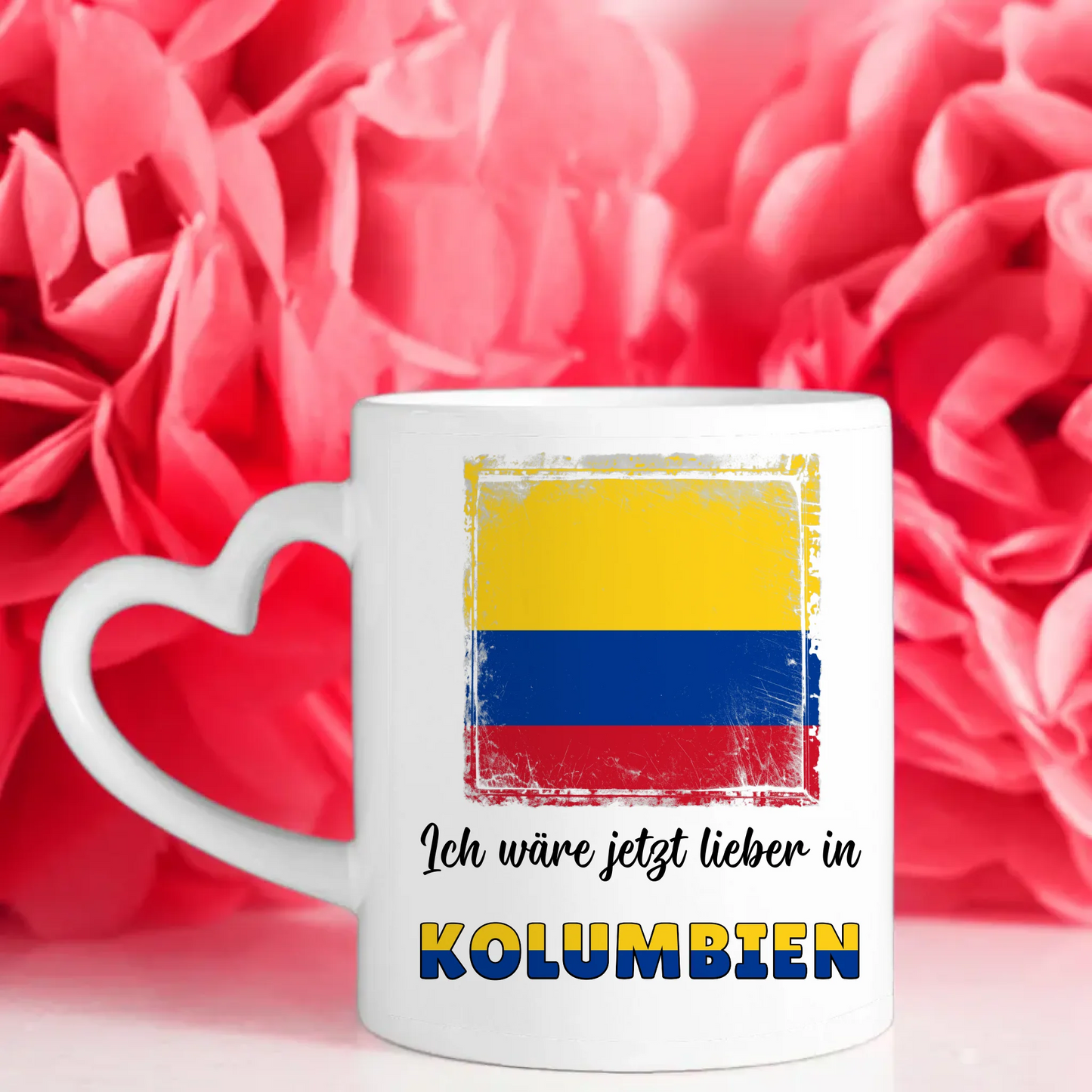 Kaffetasse Wäre jetzt lieber in Kolumbien Tasse Lustig