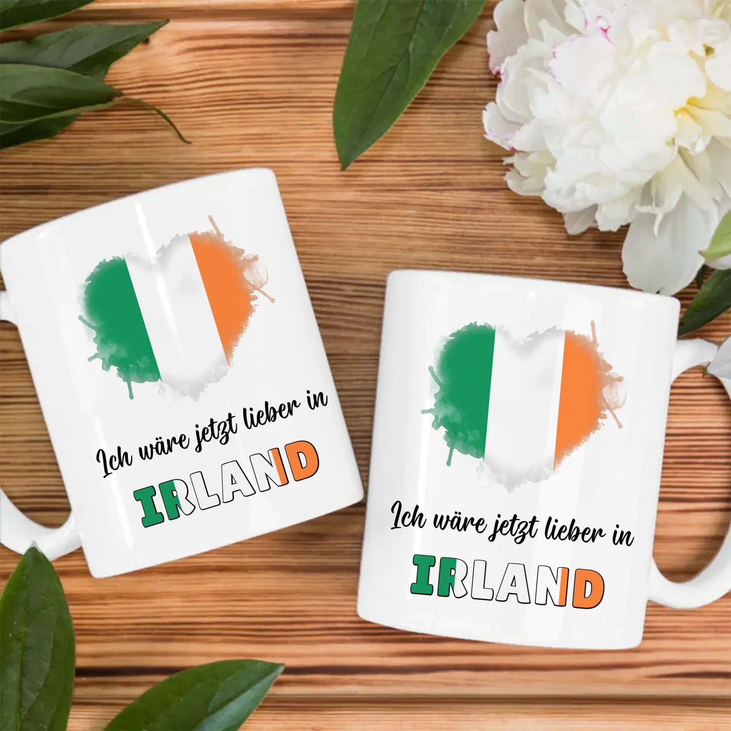 Kaffetasse Wäre jetzt lieber in Irland Tasse Lustig