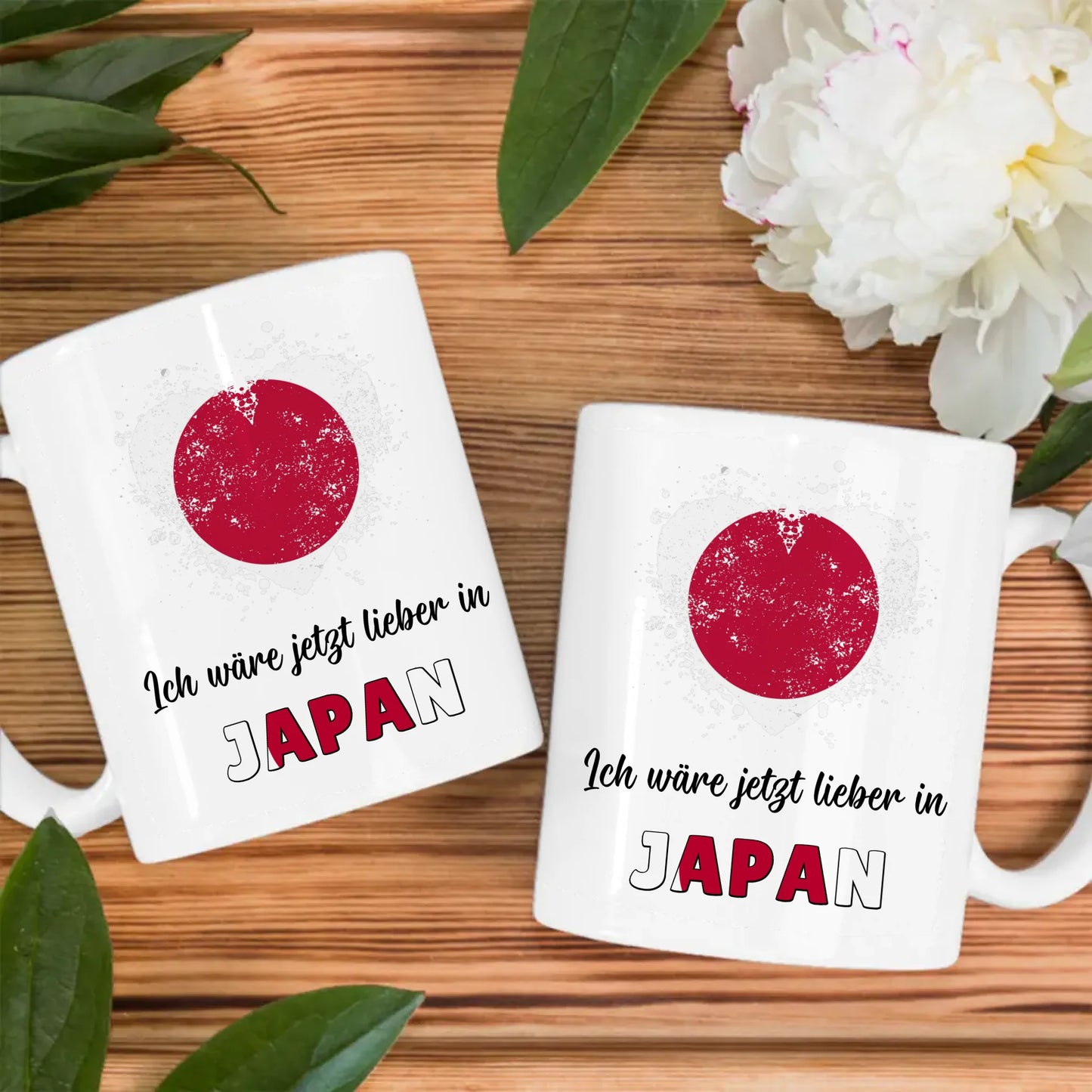 Kaffetasse Wäre jetzt lieber in Japan Tasse Lustig