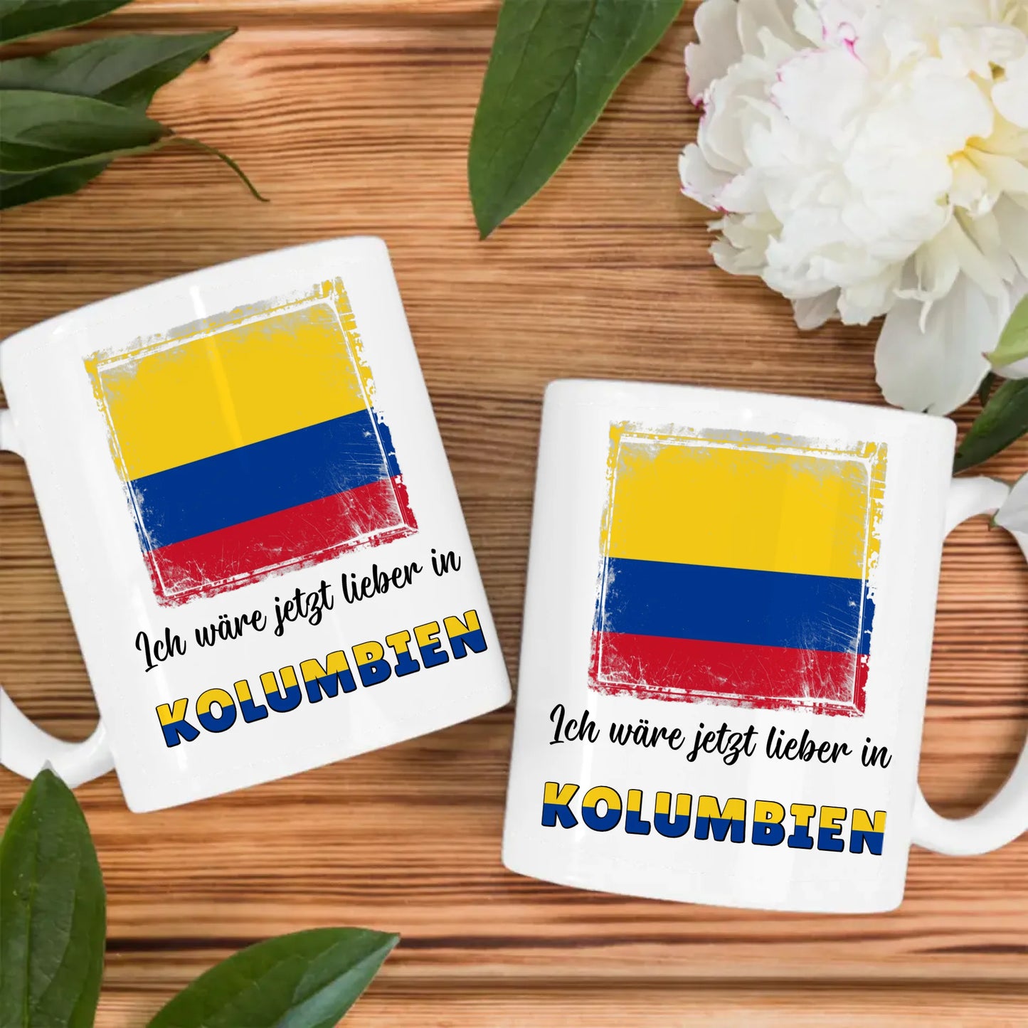 Kaffetasse Wäre jetzt lieber in Kolumbien Tasse Lustig