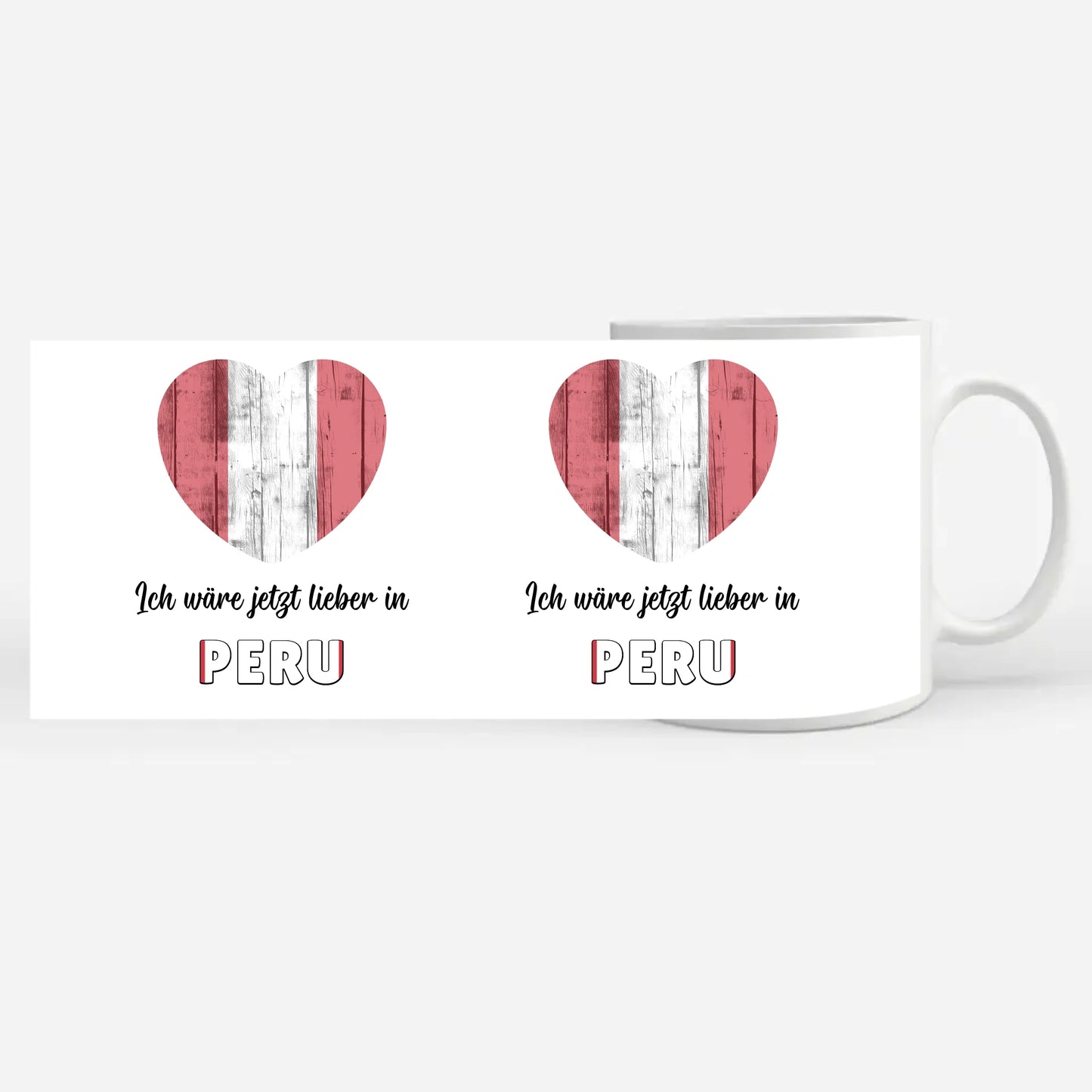 Kaffetasse Wäre jetzt lieber in Peru Tasse Lustig