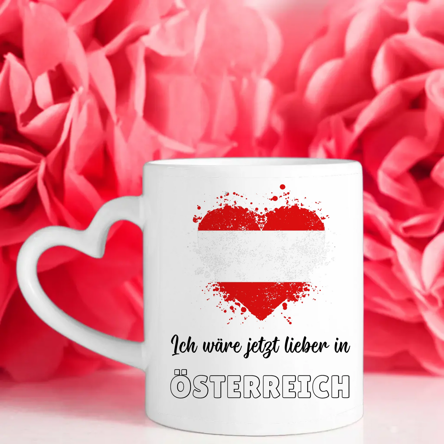 Kaffetasse Wäre jetzt lieber in Österreich Tasse Lustig