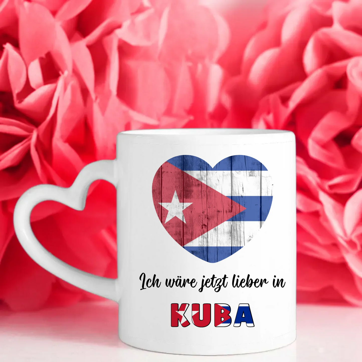 Kaffetasse Wäre jetzt lieber in Kuba Tasse Lustig