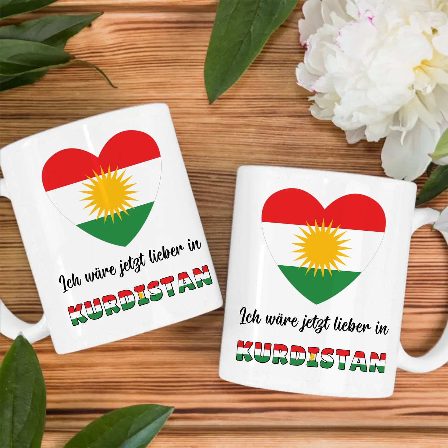 Kaffetasse Wäre jetzt lieber in Kurdistan Tasse Lustig