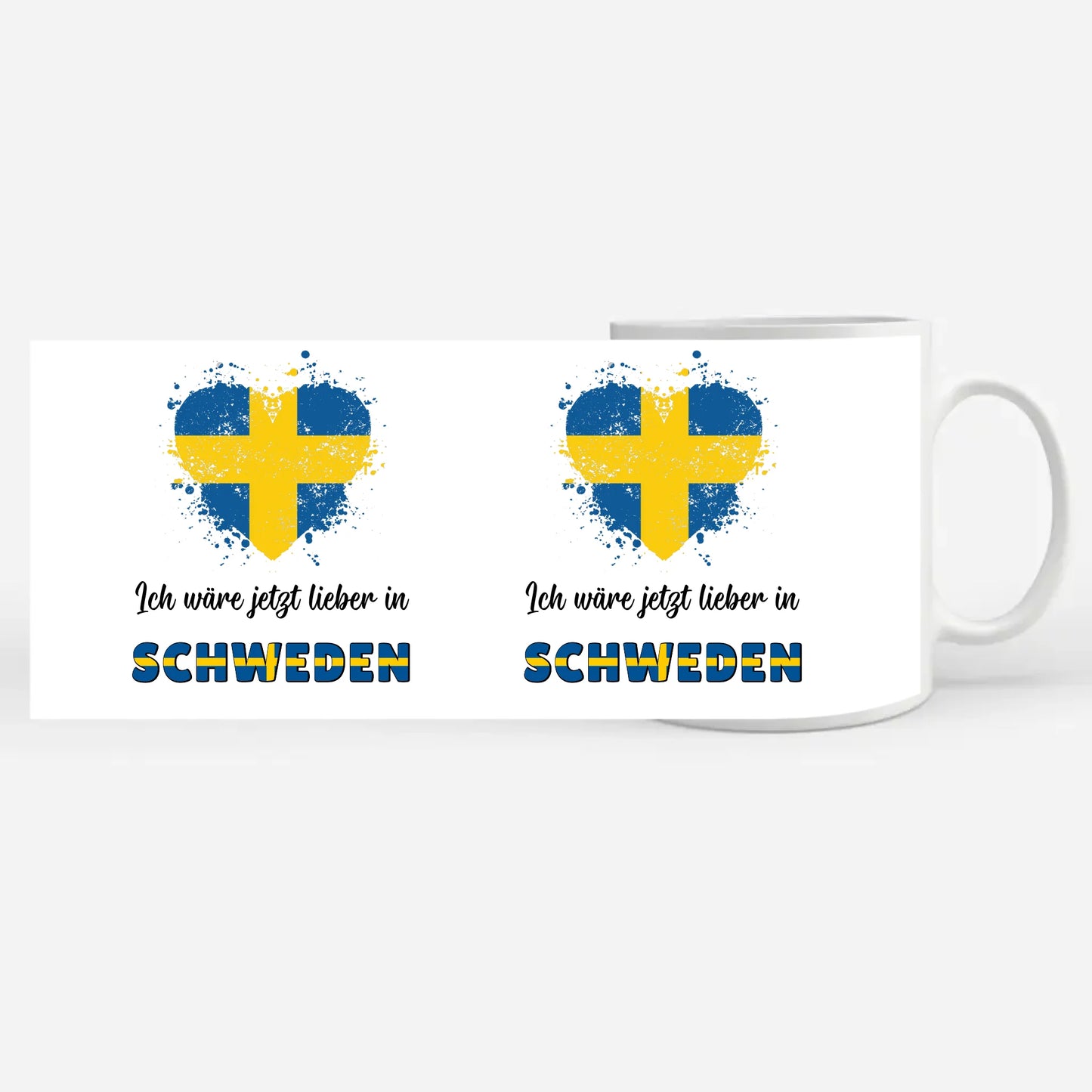 Kaffetasse Wäre jetzt lieber in Schweden Tasse Lustig
