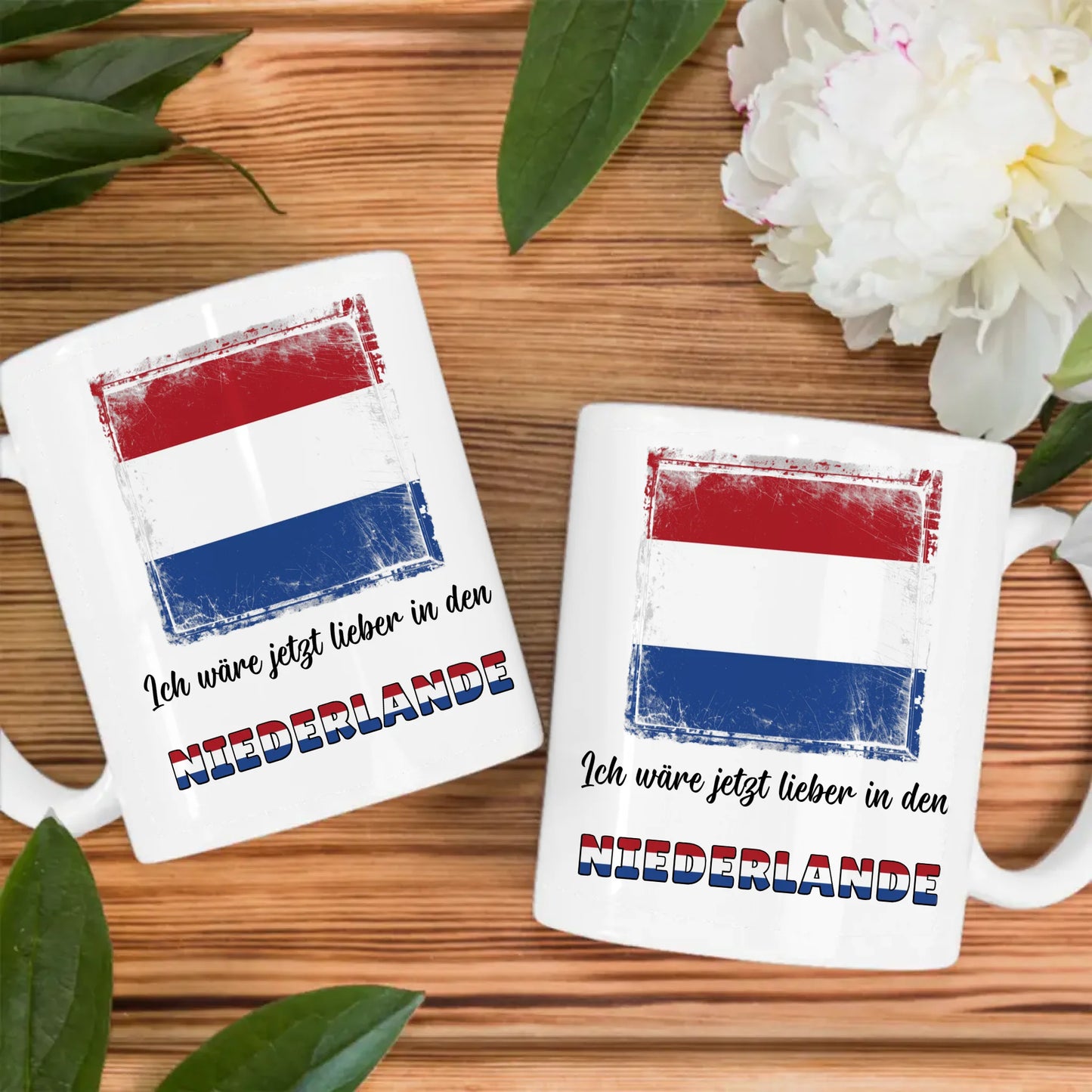 Kaffetasse Wäre jetzt lieber in Niederlande Tasse Lustig