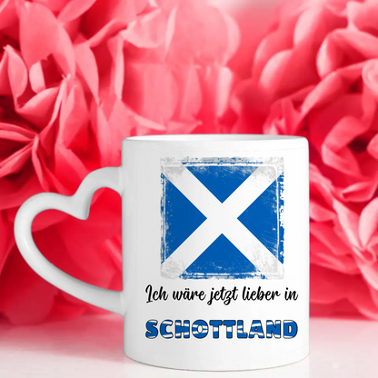 Kaffetasse Wäre jetzt lieber in Schottland Tasse Lustig