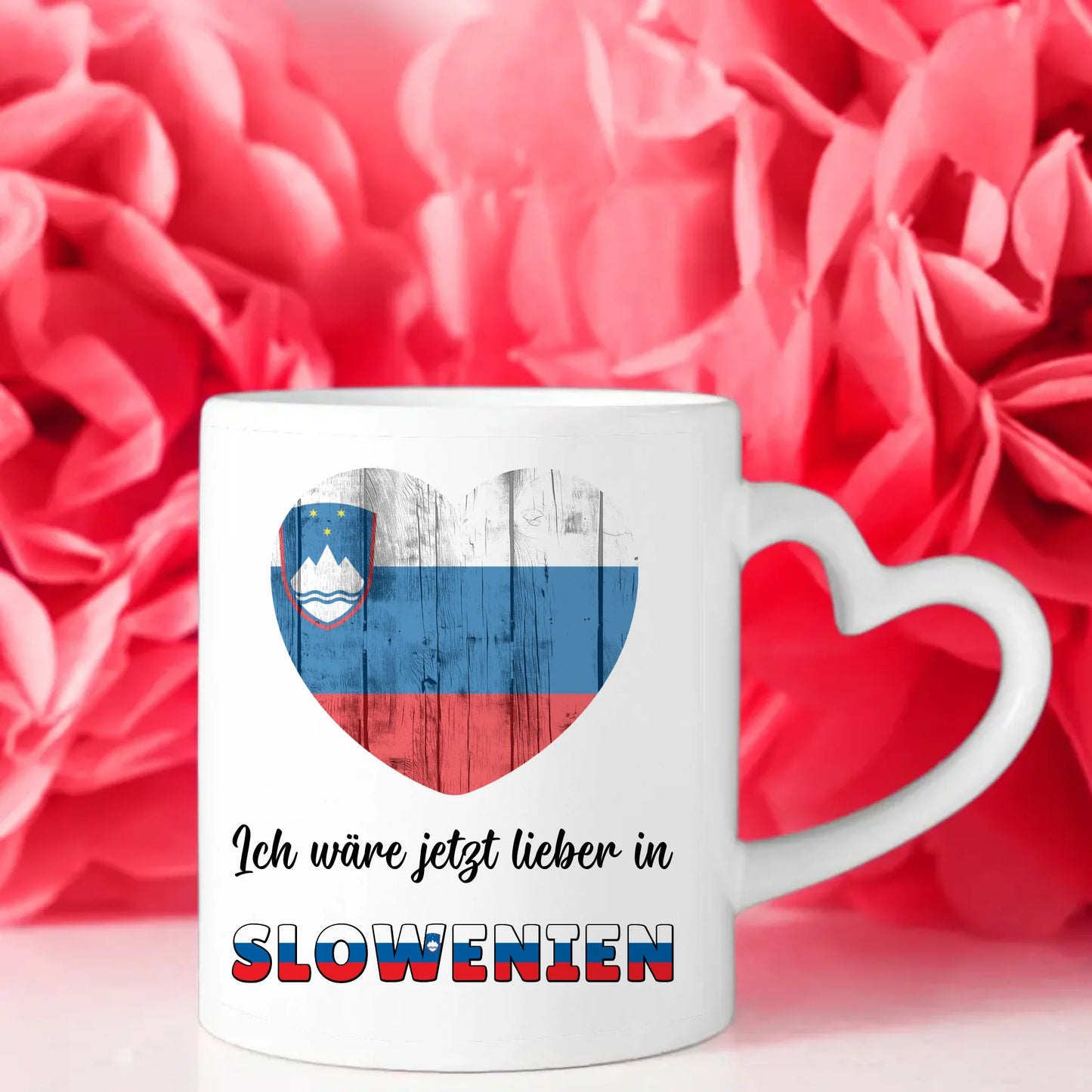 Kaffetasse Wäre jetzt lieber in Slowenien Tasse Lustig