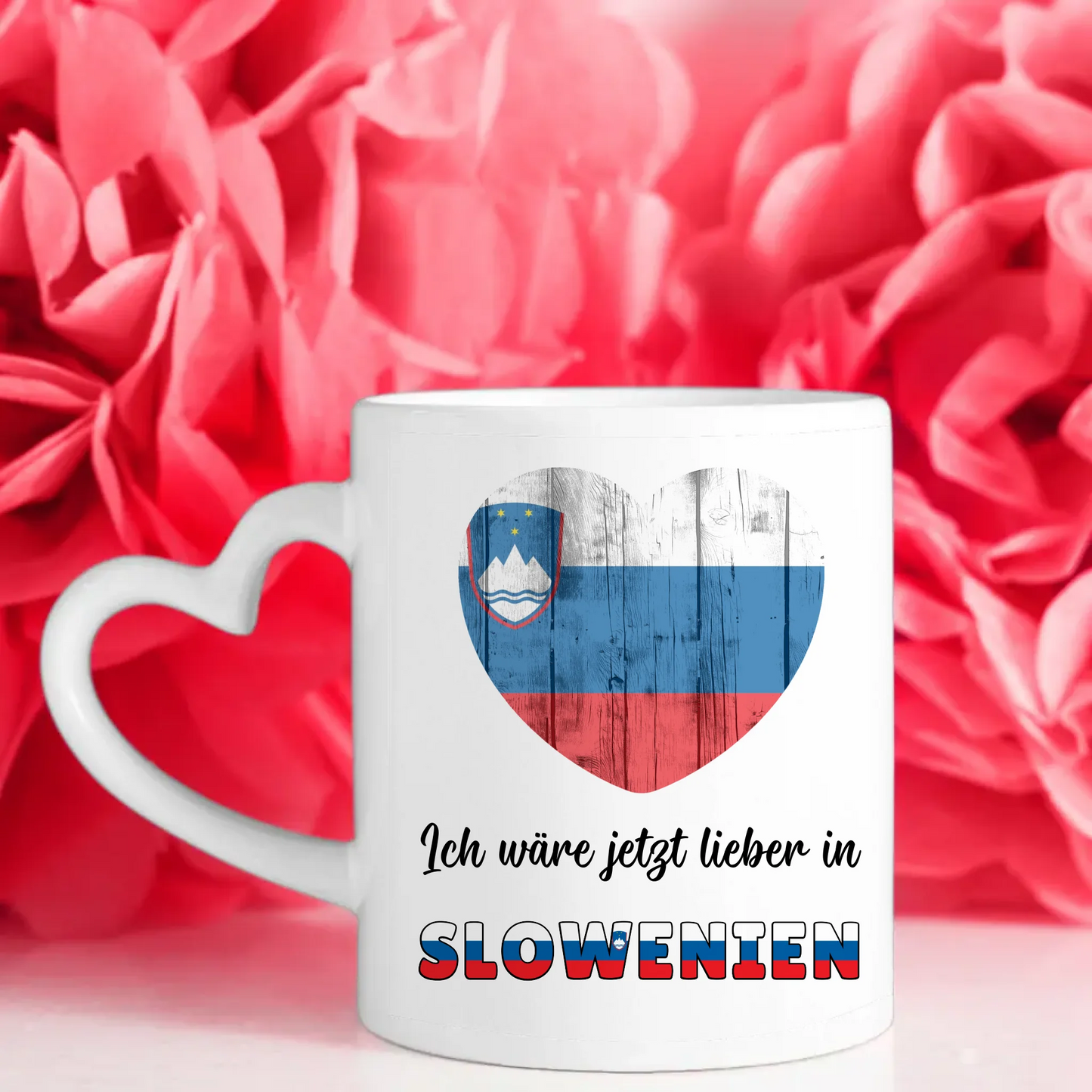 Kaffetasse Wäre jetzt lieber in Slowenien Tasse Lustig