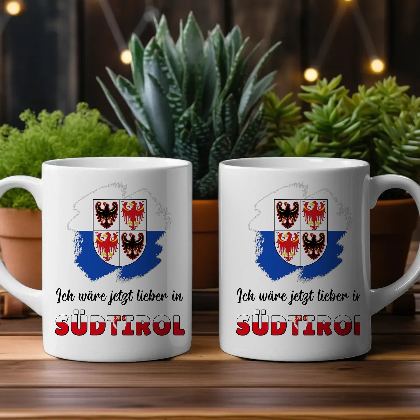 Kaffetasse Wäre jetzt lieber in Südtirol Tasse Lustig