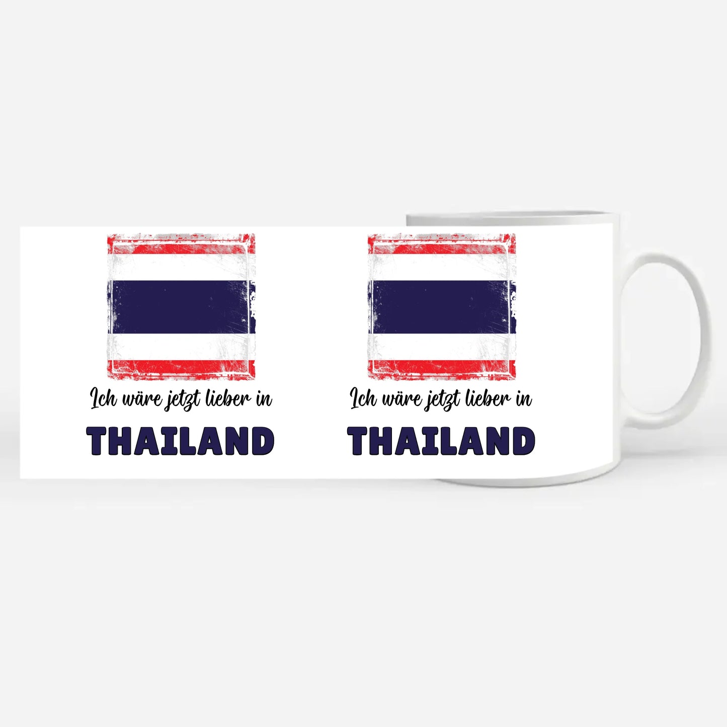 Kaffetasse Wäre jetzt lieber in Thailand Tasse Lustig