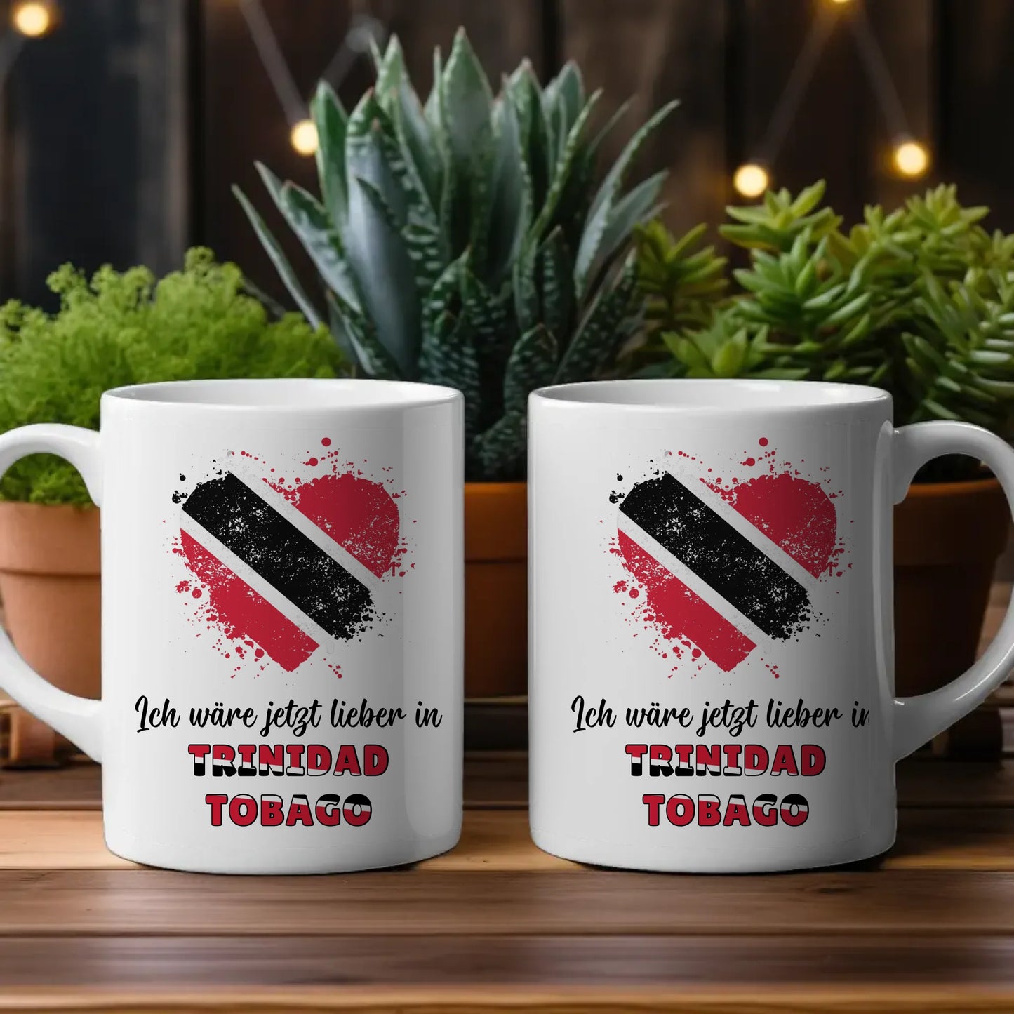 Kaffetasse Wäre jetzt lieber in Trinidad Tobago Tasse Lustig