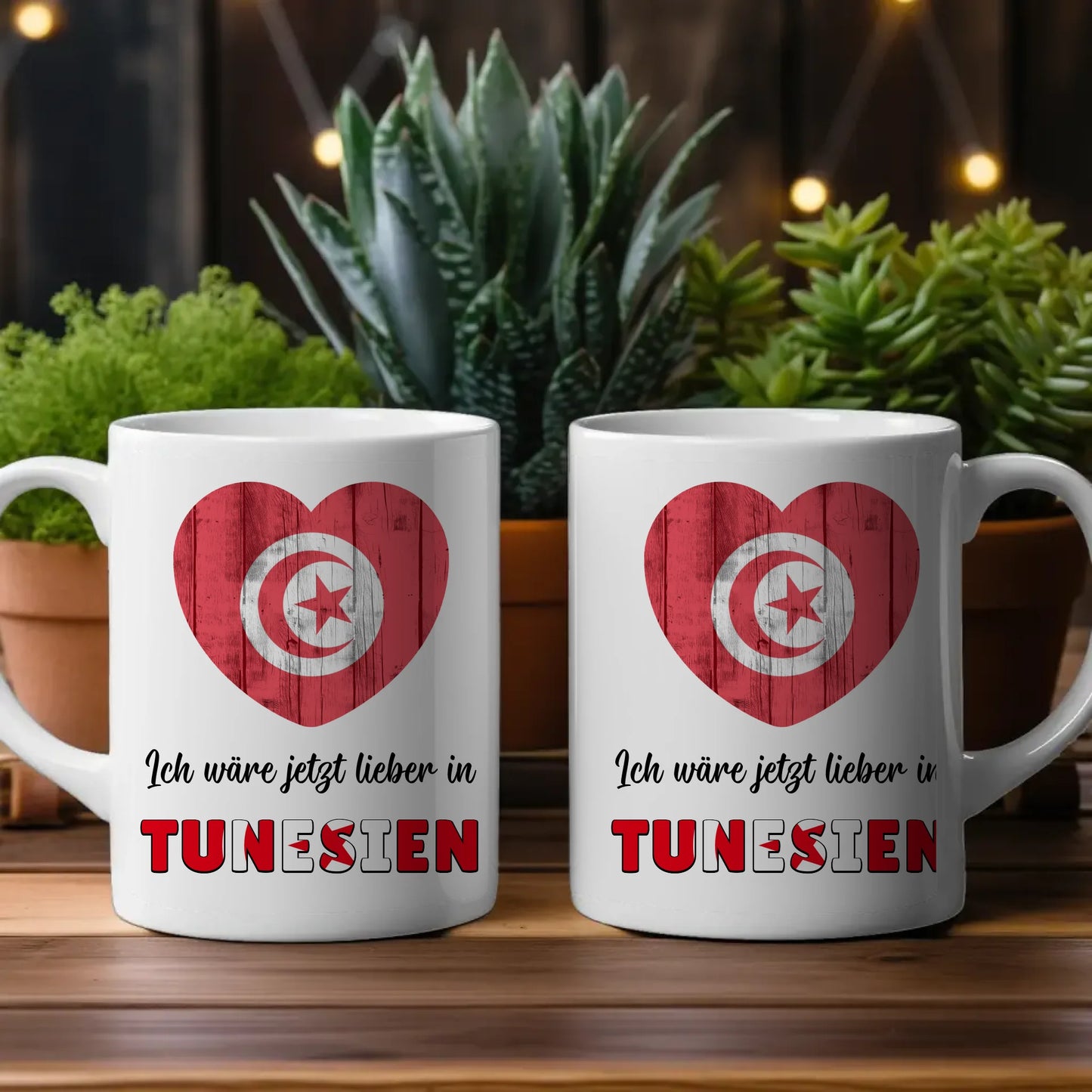 Kaffetasse Wäre jetzt lieber in Tunesien Tasse Lustig