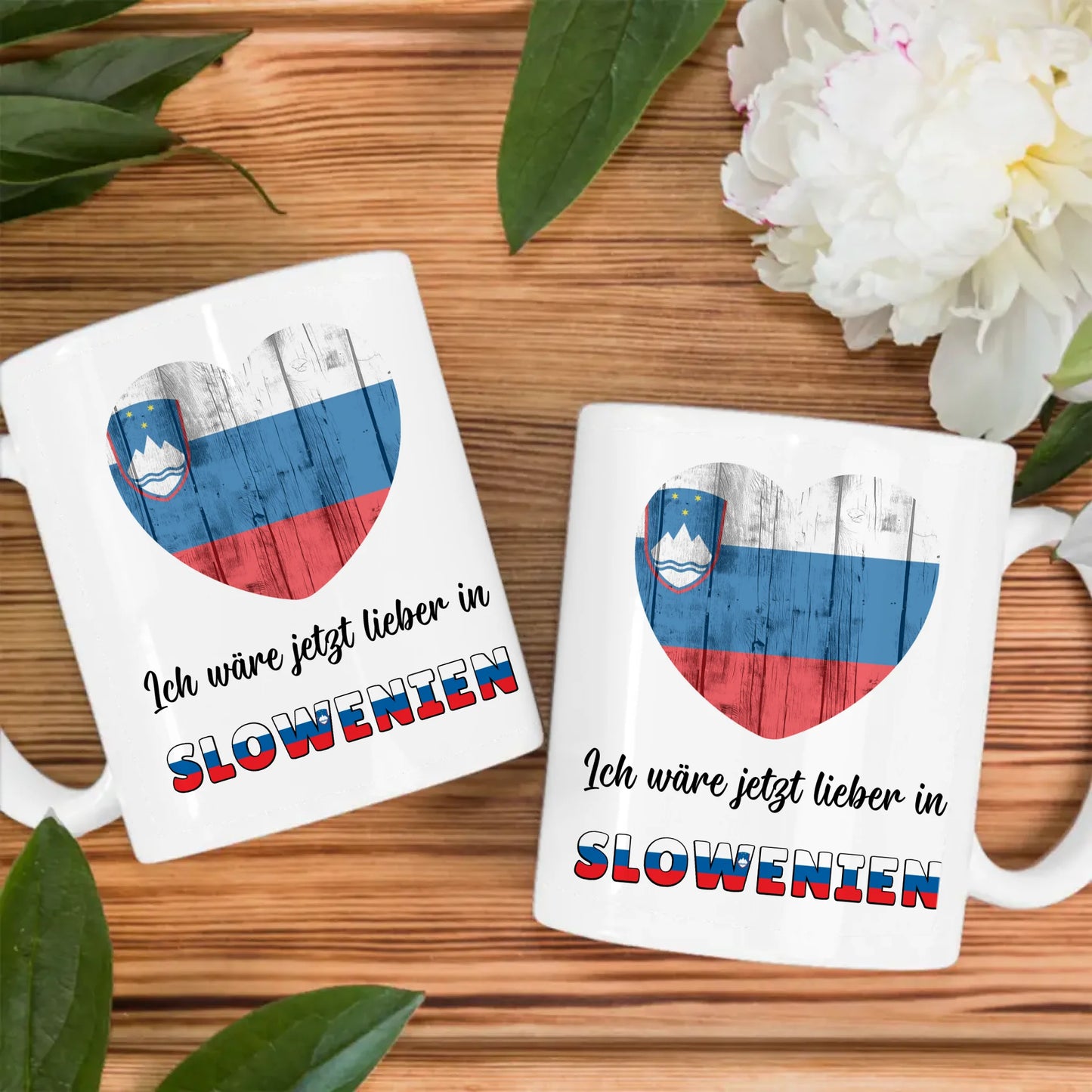 Kaffetasse Wäre jetzt lieber in Slowenien Tasse Lustig