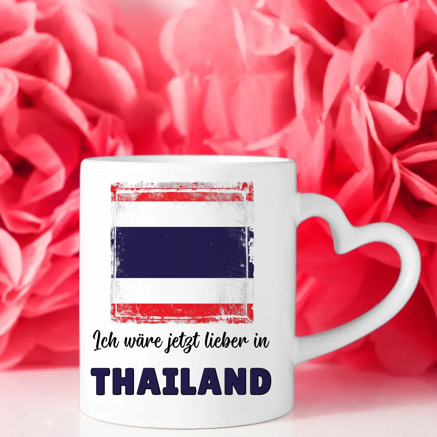 Kaffetasse Wäre jetzt lieber in Thailand Tasse Lustig