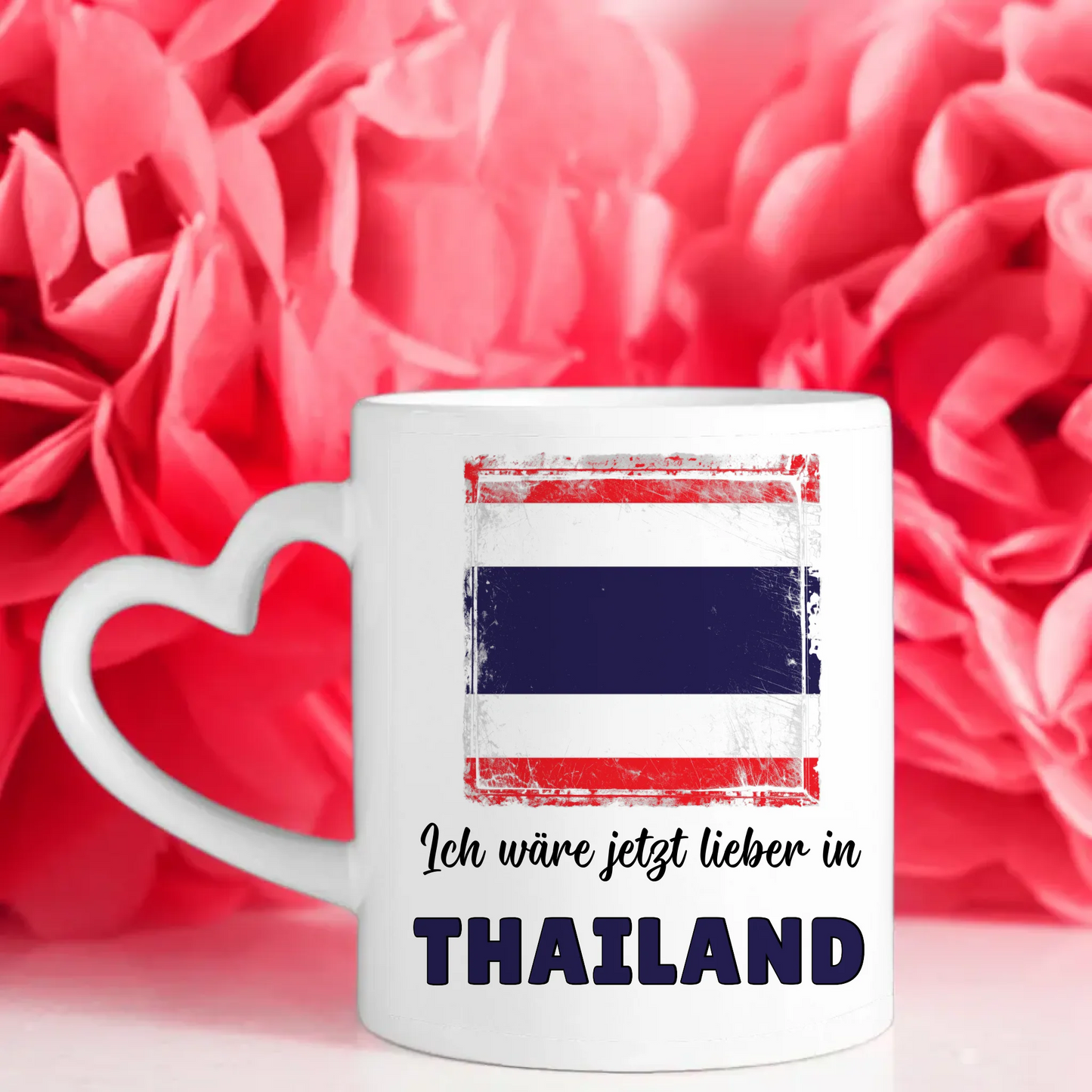 Kaffetasse Wäre jetzt lieber in Thailand Tasse Lustig