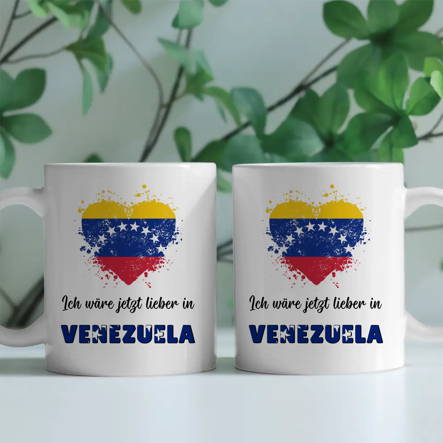 Kaffetasse Wäre jetzt lieber in Venezuela Tasse Lustig