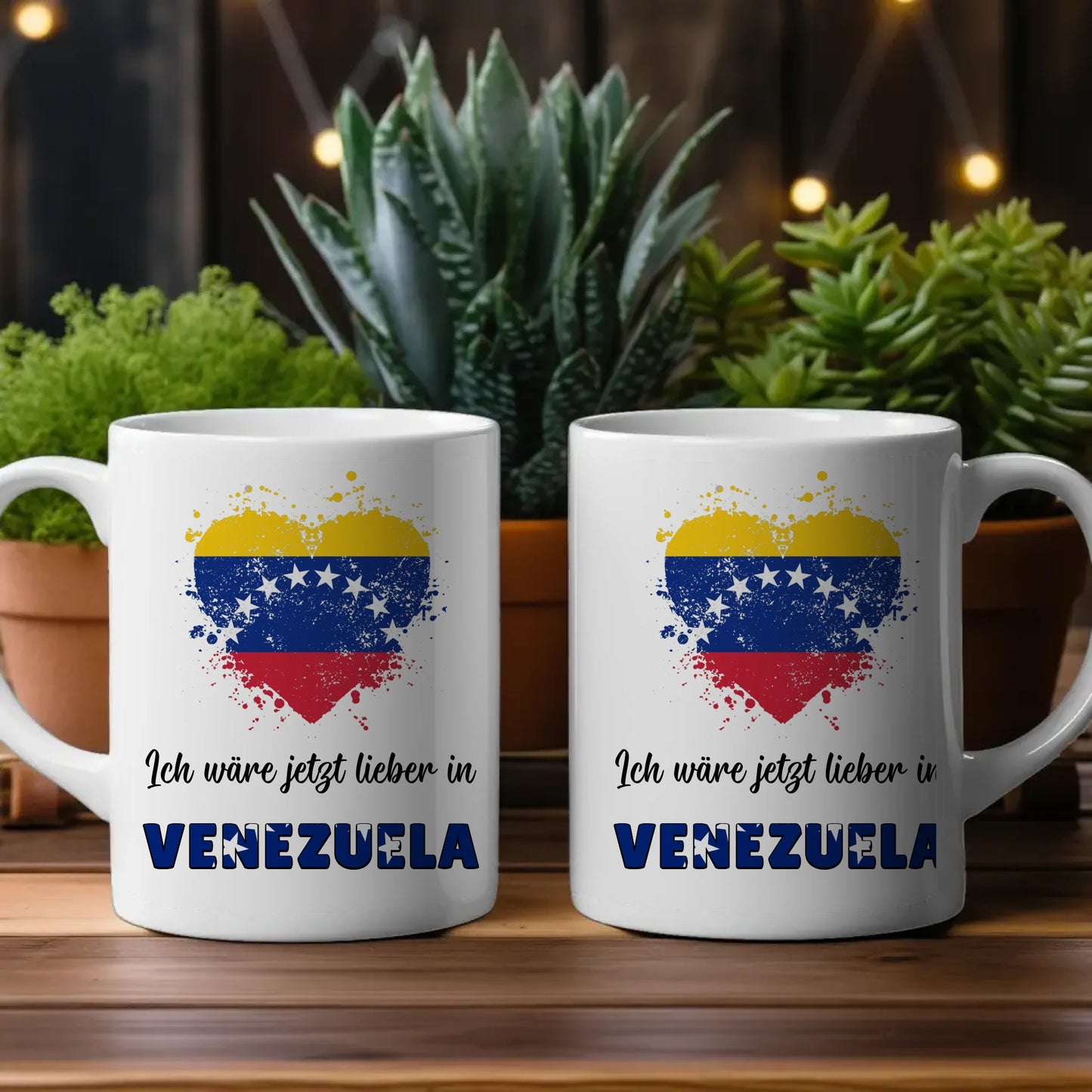 Kaffetasse Wäre jetzt lieber in Venezuela Tasse Lustig