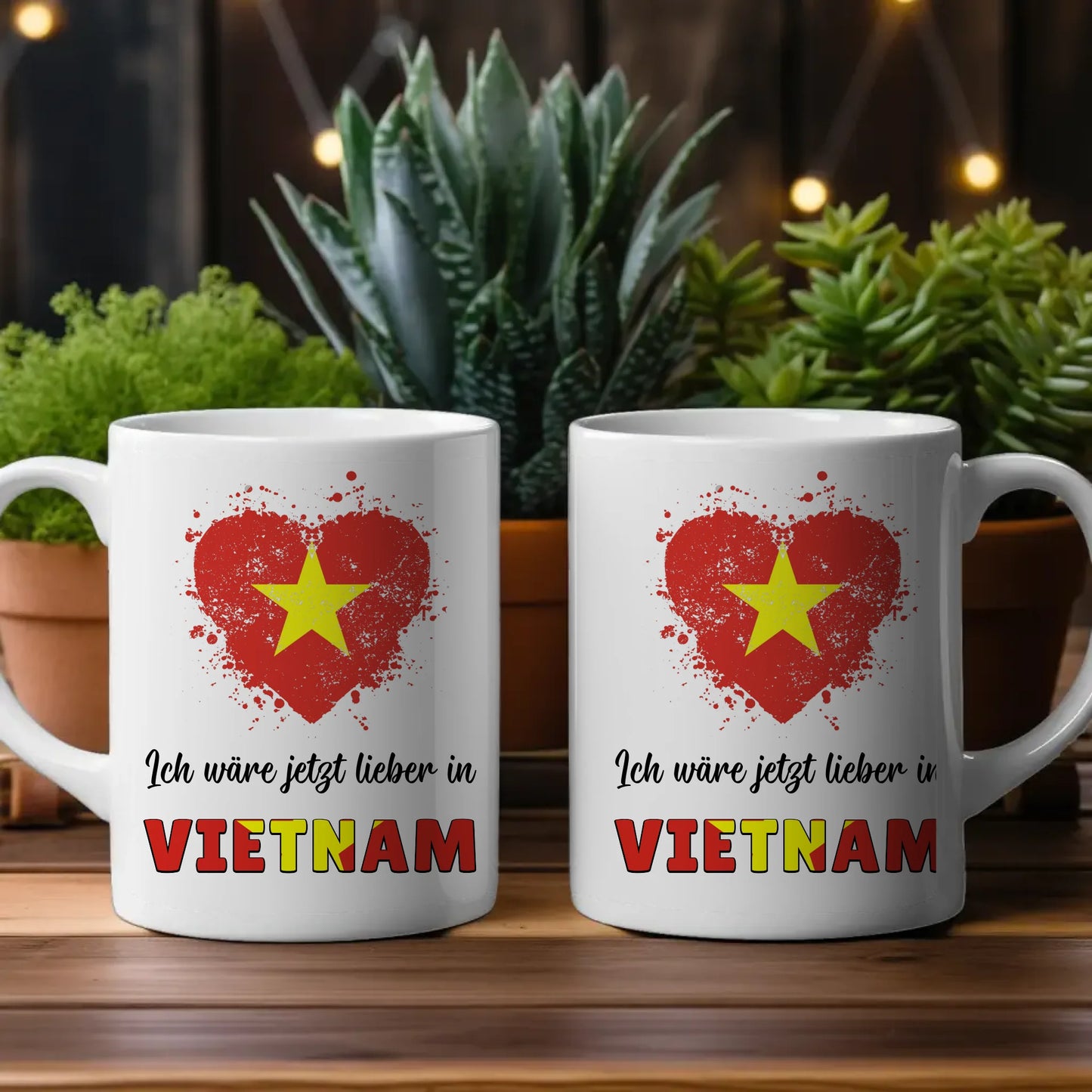 Kaffetasse Wäre jetzt lieber in Vietnam Tasse Lustig