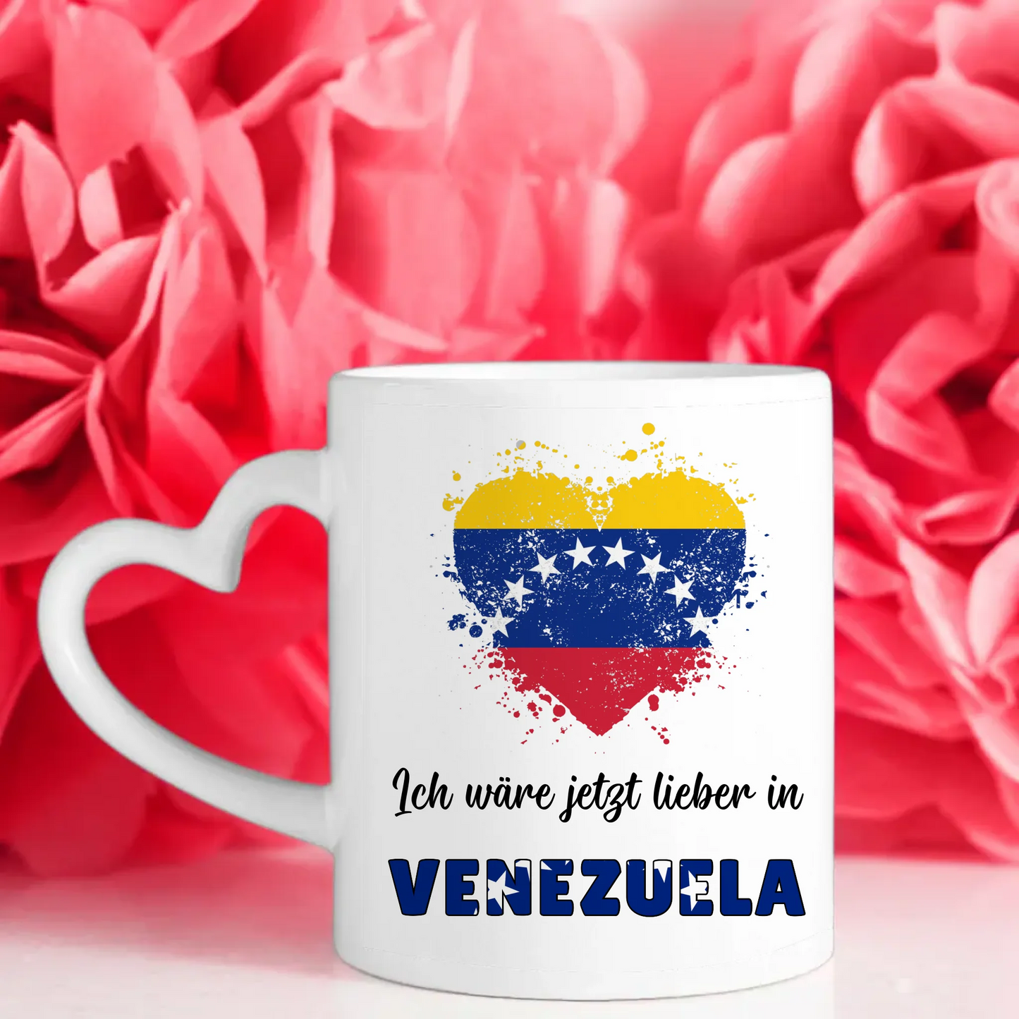 Kaffetasse Wäre jetzt lieber in Venezuela Tasse Lustig