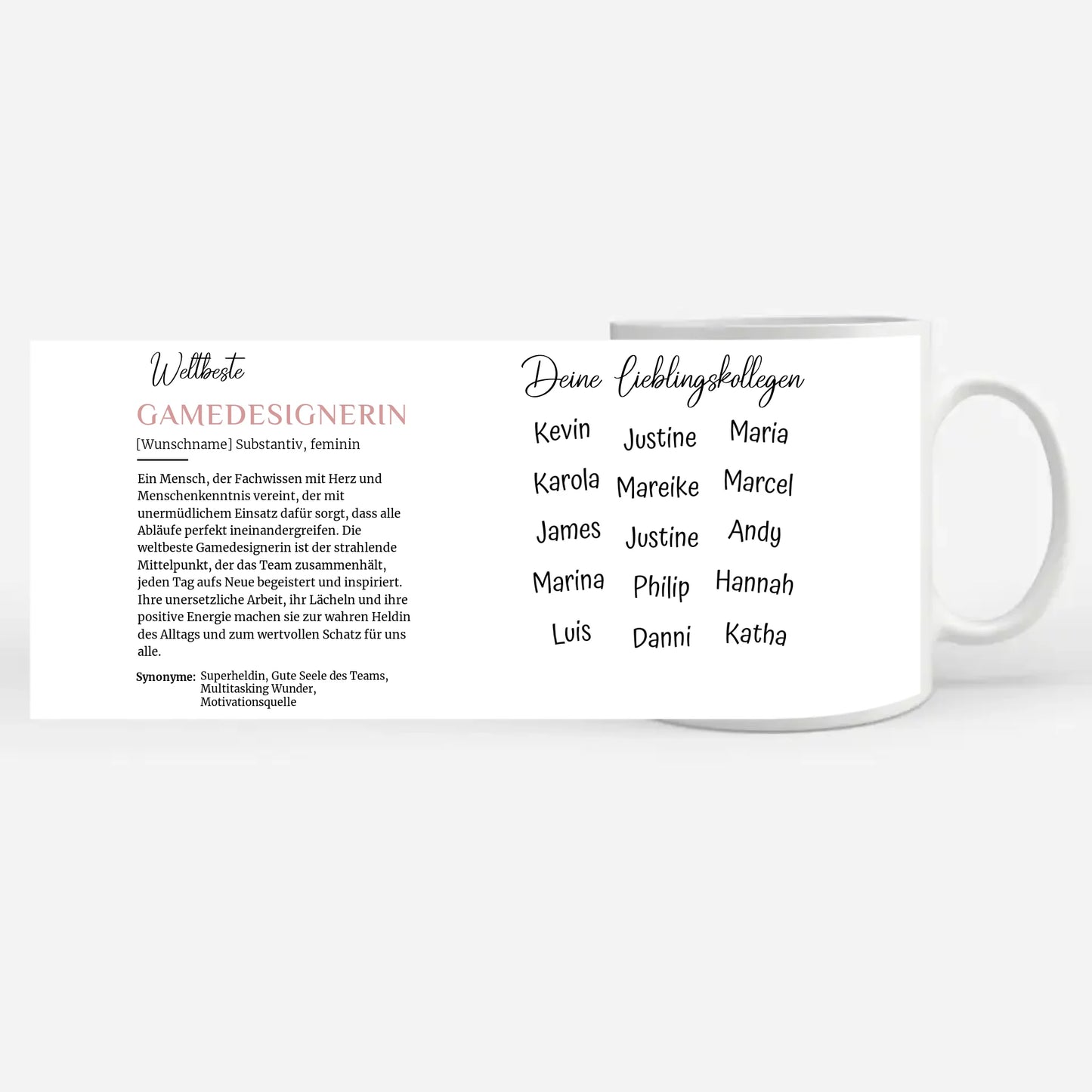 Geschenk Tasse Definition Weltbeste Gamedesignerin Abschied