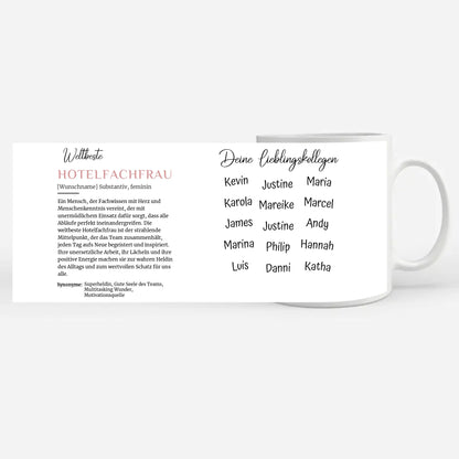 Hotelfachfrau Tasse Geschenk Definition Hotelfachfrau Abschied