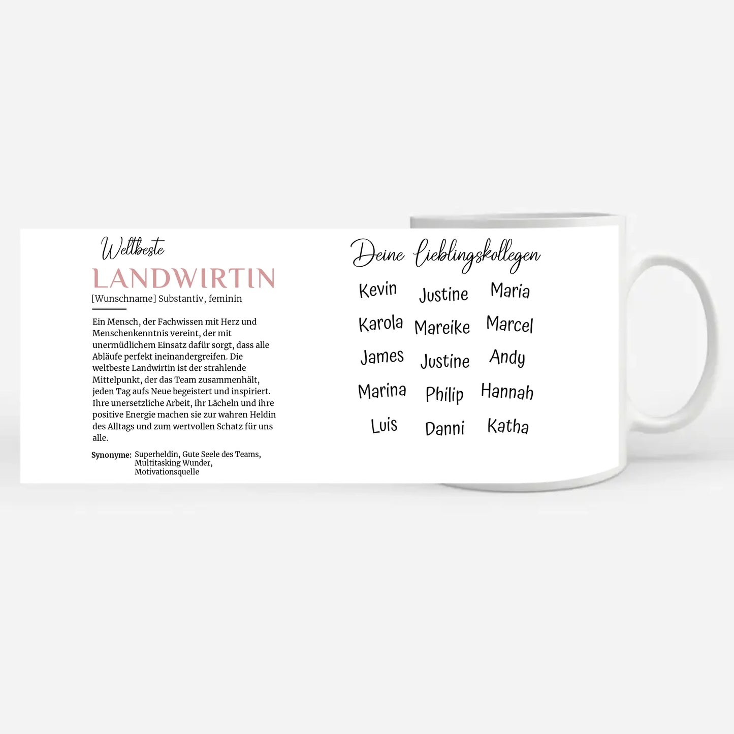 Geschenk Tasse Definition Weltbeste Landwirtin Abschied Jubiläum