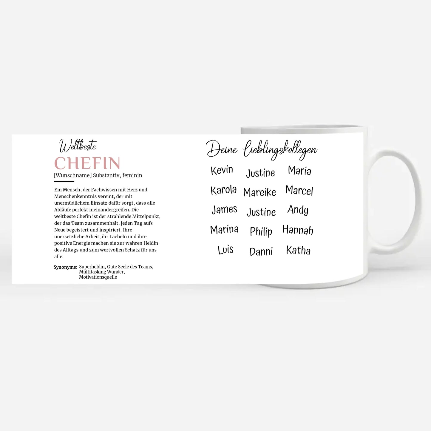 Geschenk Tasse Definition Weltbeste Chefin Abschied
