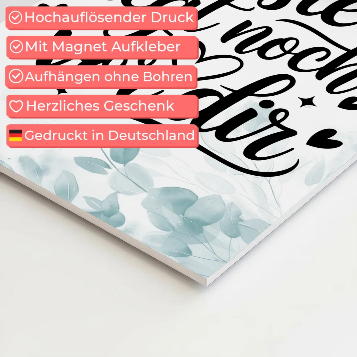 Magnet Poster Spruch Das Beste liegt noch vor dir