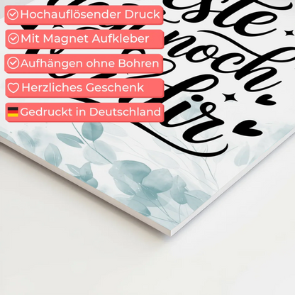 Magnet Poster Spruch Das Beste liegt noch vor dir