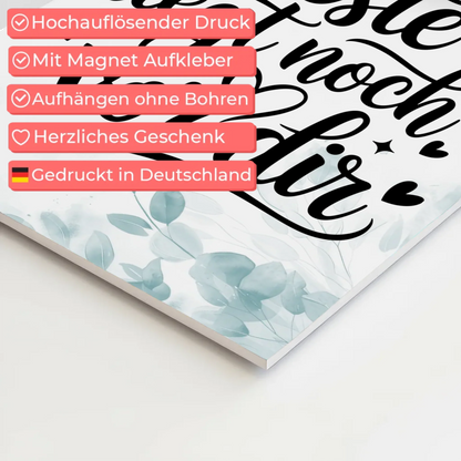 Magnet Poster Spruch Das Beste liegt noch vor dir