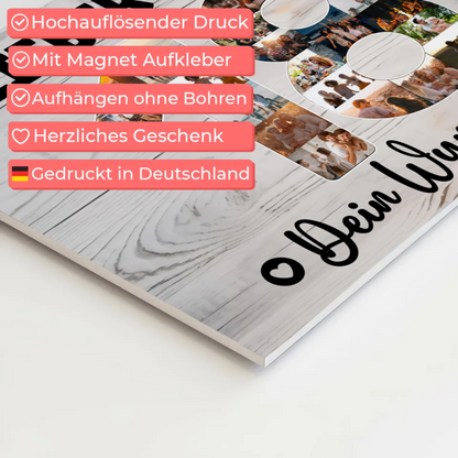 Magnet Poster mit Wunschtext 18 Geburtstag Sohn