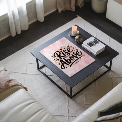 Magnet Poster mit Spruch Rise Above personalisiert