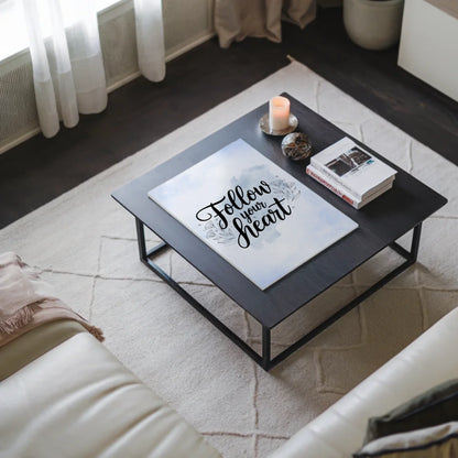 Magnet Poster Spruch Follow Your Heart personalisiert