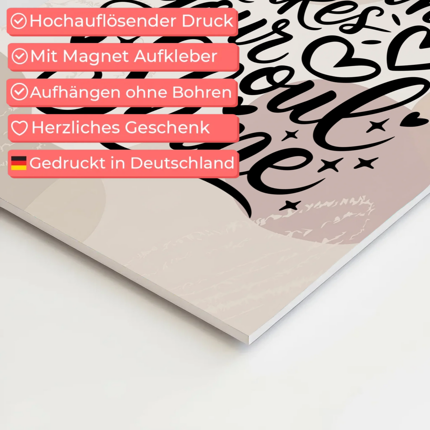 Spruch Fotoboard Magnet Wandbild Do What Makes Your Soul Shine