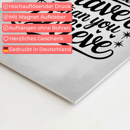 Magnet Poster Spruch You are braver than you believe