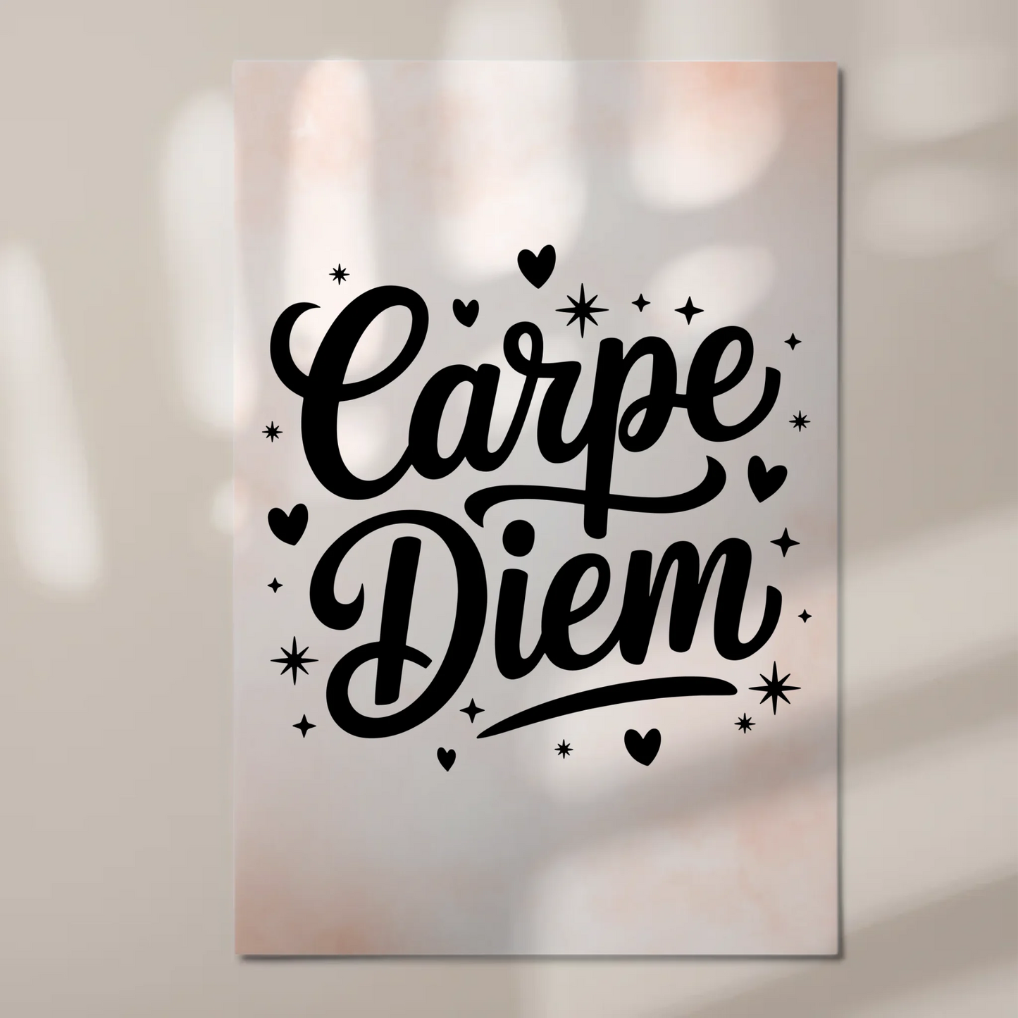 Carpe Diem Sprüche Poster Magentisch Personalisiert