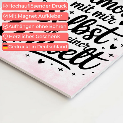 Affirmation Magnet Wandbild Positiv Ich bin in Harmonie