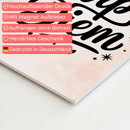 Carpe Diem Sprüche Poster Magentisch Personalisiert