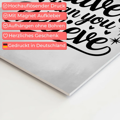 Magnet Poster Spruch You are braver than you believe