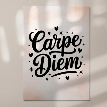 Carpe Diem Sprüche Poster Magentisch Personalisiert
