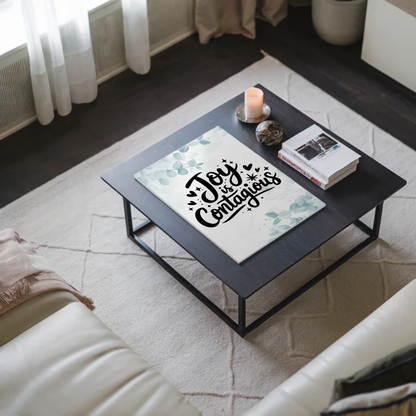 Magnet Poster Spruch Joy is Contagious personalisiert