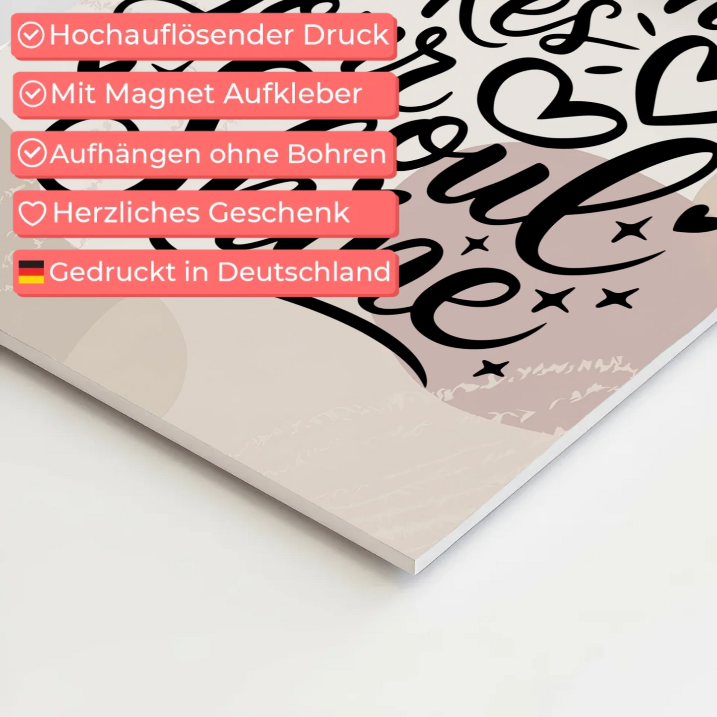 Spruch Fotoboard Magnet Wandbild Do What Makes Your Soul Shine