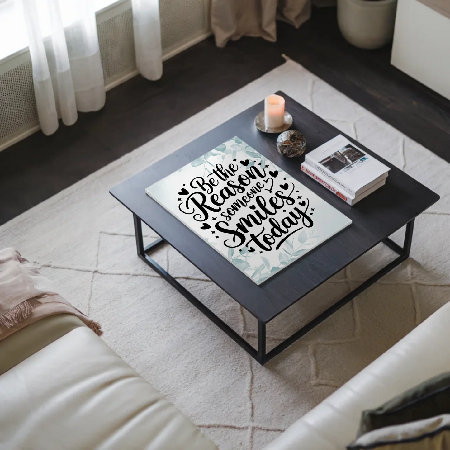 Magnet Poster Spruch Be the Reason Someone Smiles Heute